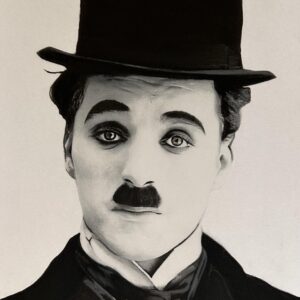 Œuvre « Charlie Chaplin » - Marine Tassou