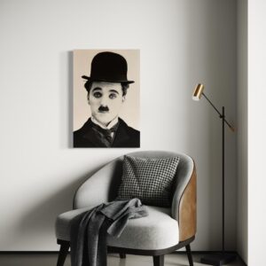 Œuvre « Charlie Chaplin » - Marine Tassou