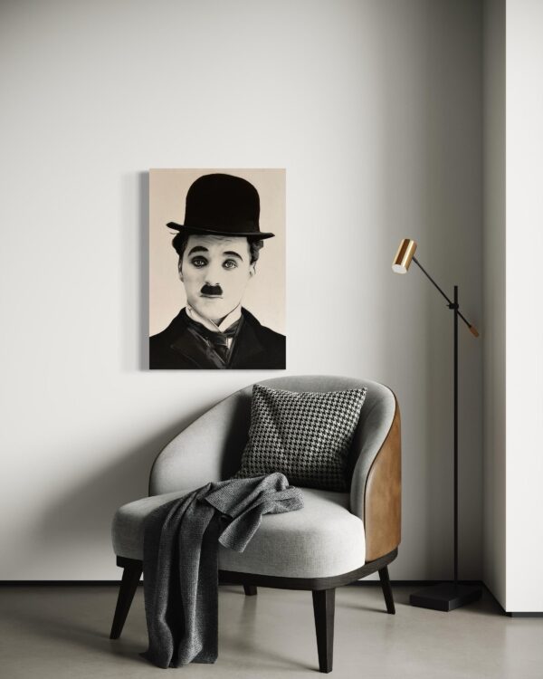 Œuvre « Charlie Chaplin » - Marine Tassou